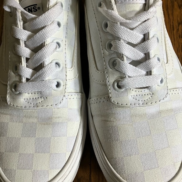 Vans Checkered White Sneakers - Picture 8 of 10